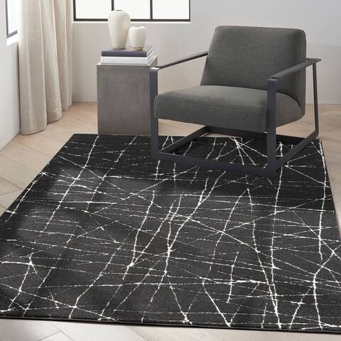 Calvin Klein Balance Contemporary Geometric Area Rug