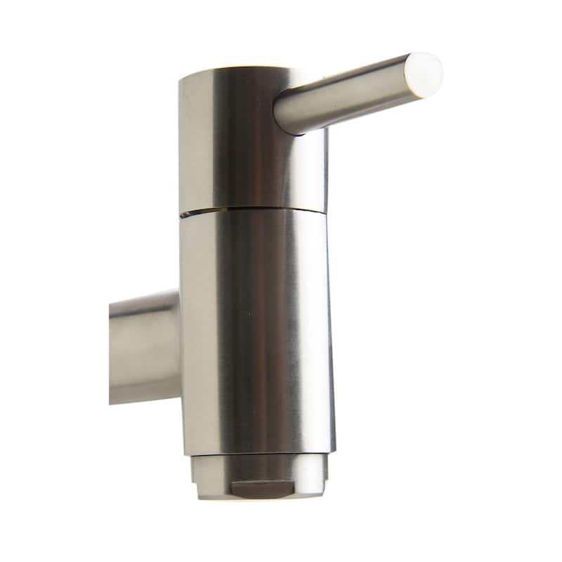 ALFI Brushed Retractable Pot Filler Faucet