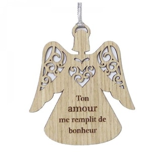 Angel With French Saying - Amour Ornaments - Bed Bath & Beyond - 42472742