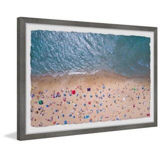 'Summer at the Beach' Framed Painting Print - Bed Bath & Beyond - 32406257