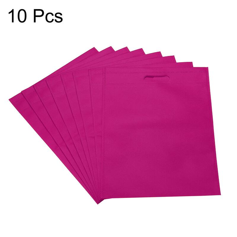 Nonwoven Tote Bags Reusable Goodie Treat Bag with Handles for Shopping
