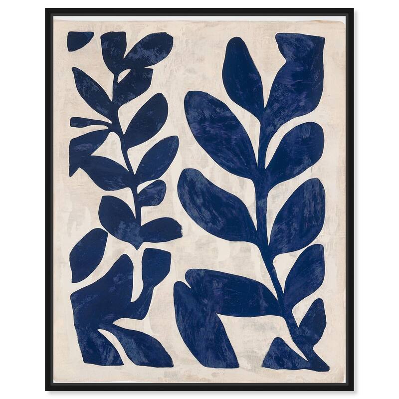 Skyleaf Echo I Canvas by Art Remedy - 30" x 36" - Black