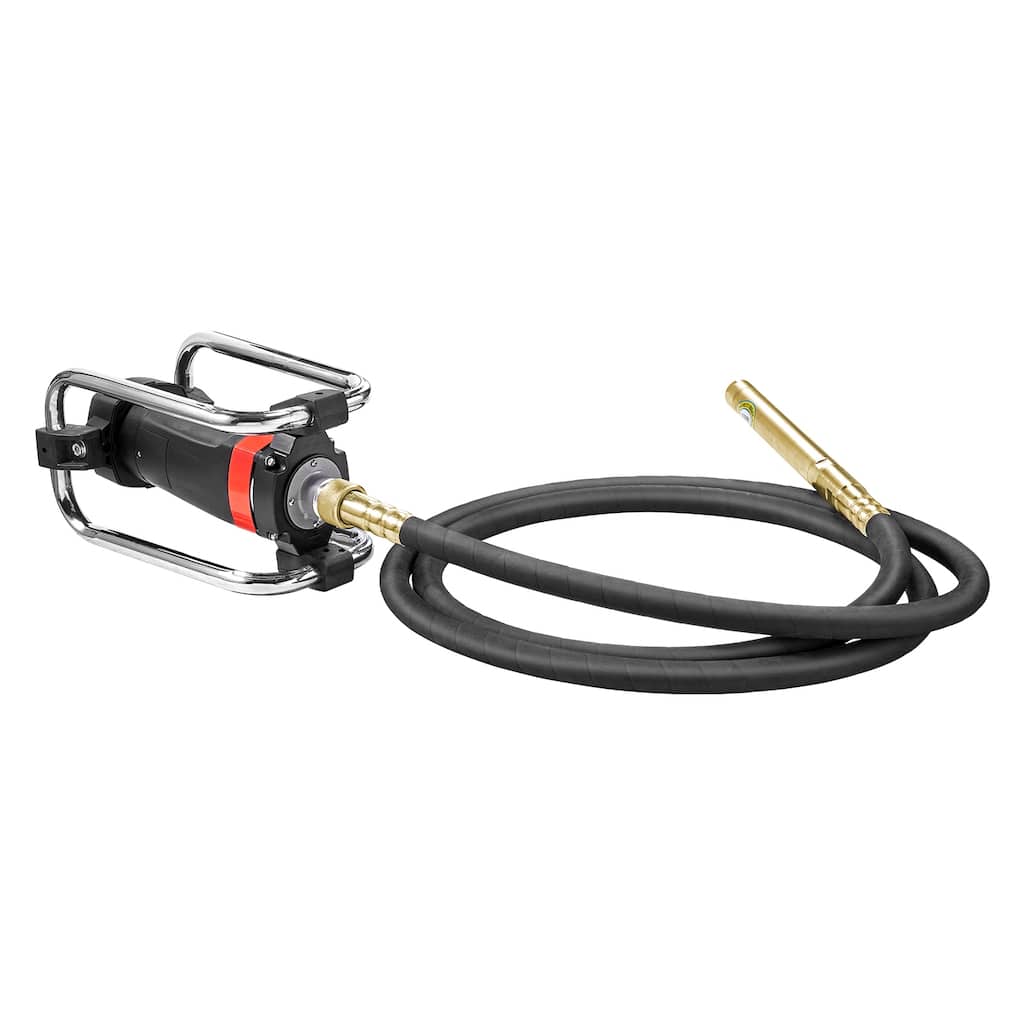 UIMOSO Electric Concrete Vibrator with Shaft Remove Air Bubble and Level Concrete - 1300W 16000 VPM, 2HP 14.75ft