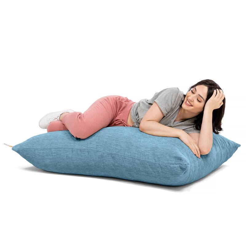 Jaxx 3.5-foot Chenille Floor Pillow Bean Bag Lounger