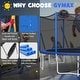 preview thumbnail 7 of 12, 12/14/15/16 Feet Outdoor Recreational Trampoline with Enclosure Net