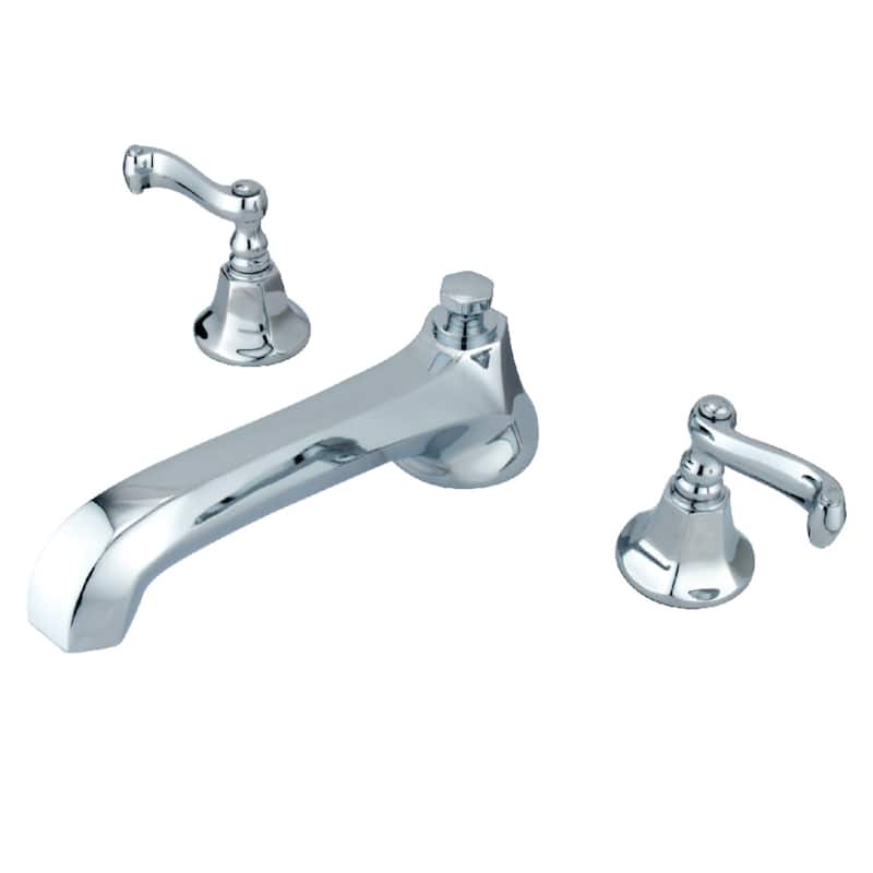 Kingston Brass Deck Mounted Roman Tub Filler - Polished Chrome