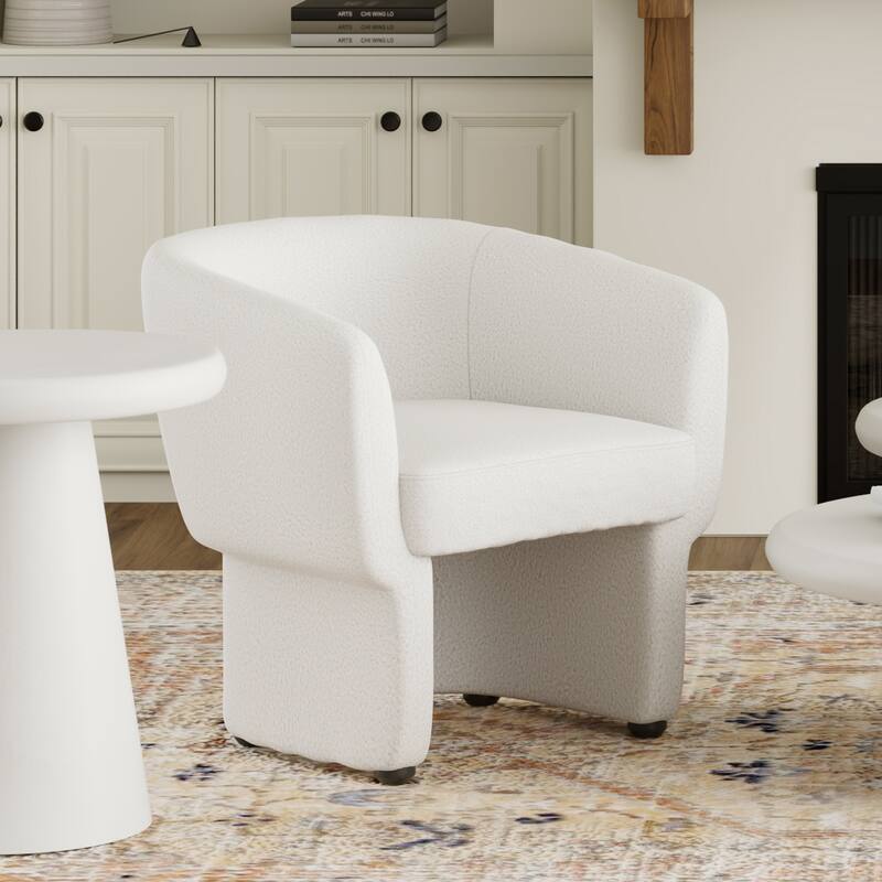 Contemporary Velvet Accent Chair