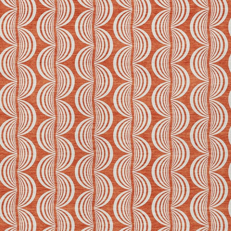 HomeRoots Ogee Transitional Rectangle Outdoor Rug