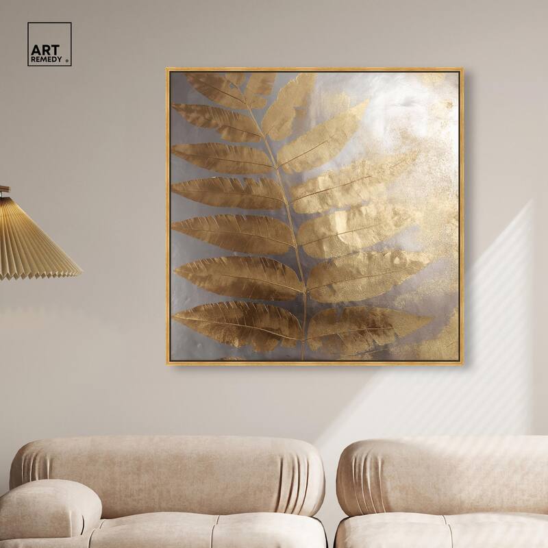 Golden Canopy (II) Canvas by Art Remedy