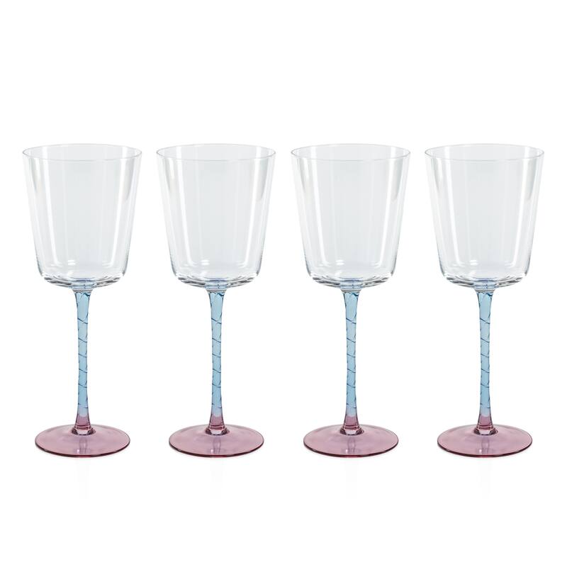 Sachi Red Wine Glasses, Set of 4