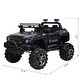 preview thumbnail 5 of 5, 12V Battery-Powered Big SUV Ride-On Car Truck with Remote Control, Suspension, Siren, and Music for Kids Gifts