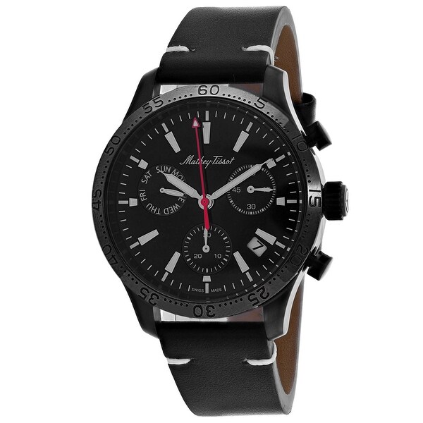 Mathey Tissot Men's Type 22 Black Dial Watch - H1822CHLN - One Size - Overstock - 32254821