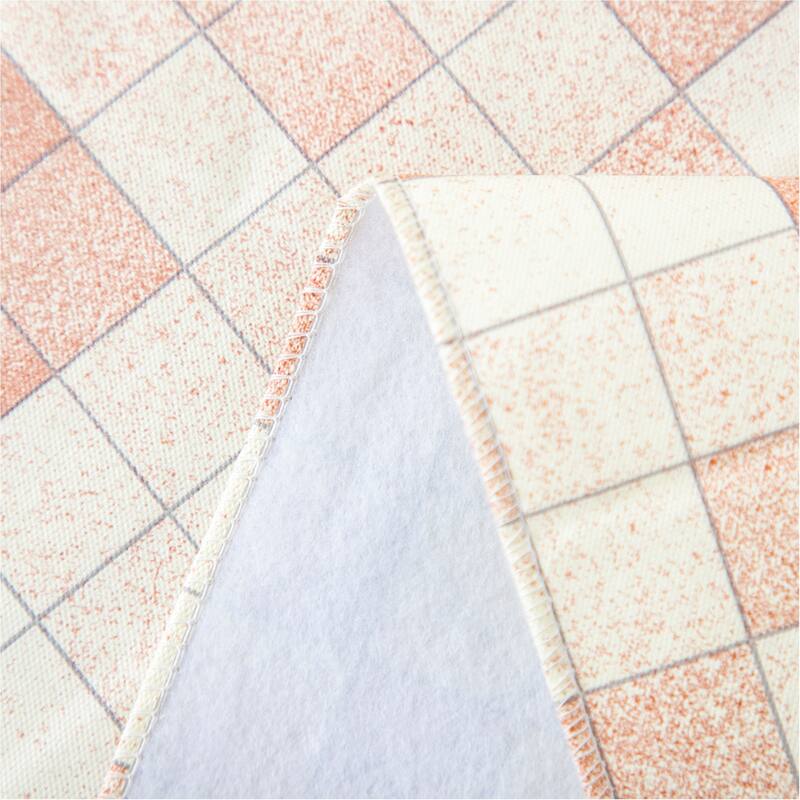 Celebrate tablecloth Great flannel back Gradient pink grid pattern