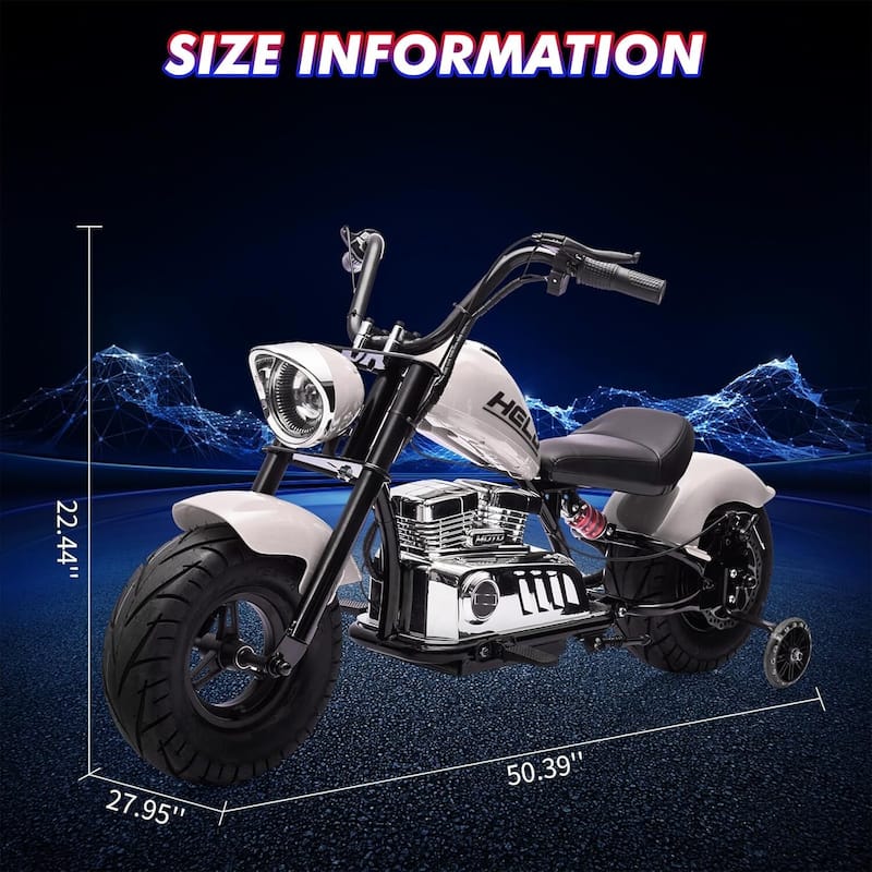 Kids Electric Off-Road Dirt Bike,36V Motorcycle with Top Speed of 16.5 Mph