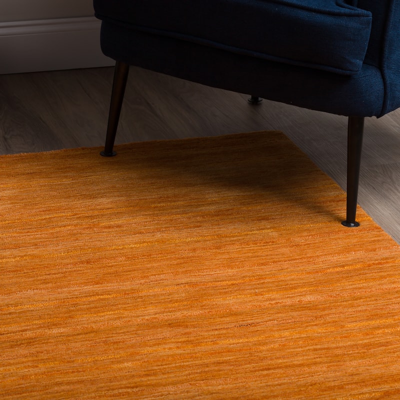Addison Cooper Multi Shade Solid Wool Area Rug