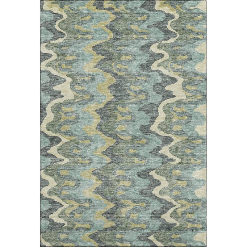 Premium Washable Super Soft Abstract Stripes Mayfield Rug