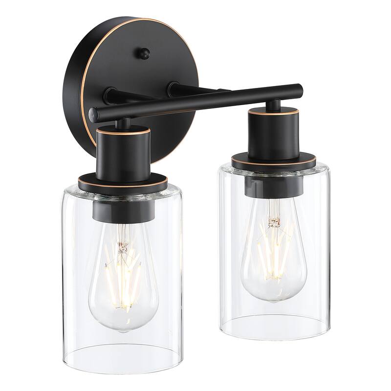 2-Lights Bathroom Wall Sconce