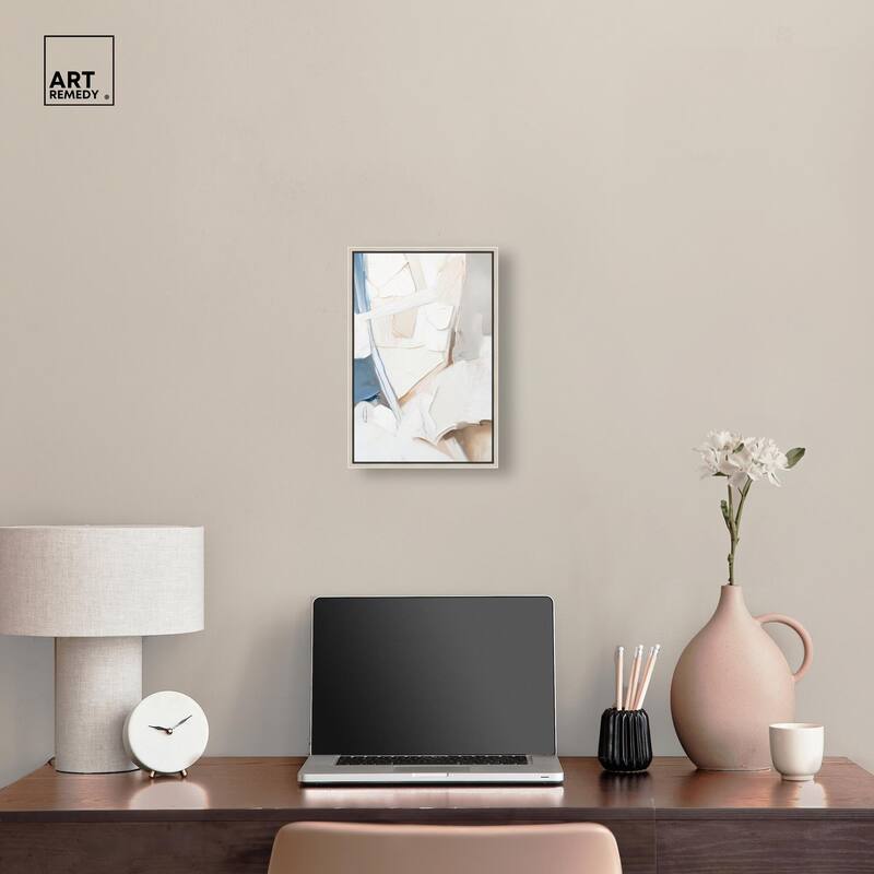 Bone and Beige I Canvas by Art Remedy