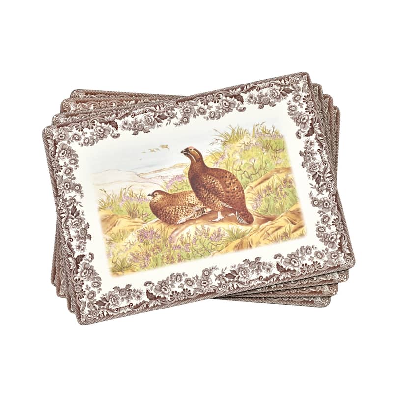 Pimpernel Set of 4 Spode Woodland Placemats - 15.7 inches x 11.7 each - 15.7 inches x 11.7 each
