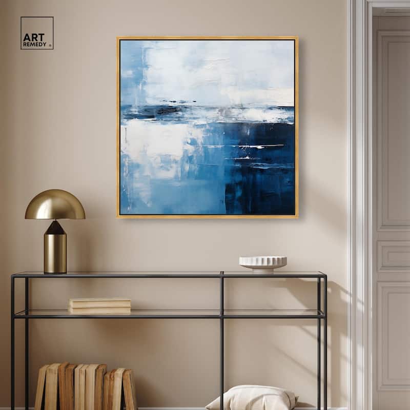Cool Tones Canvas by Art Remedy