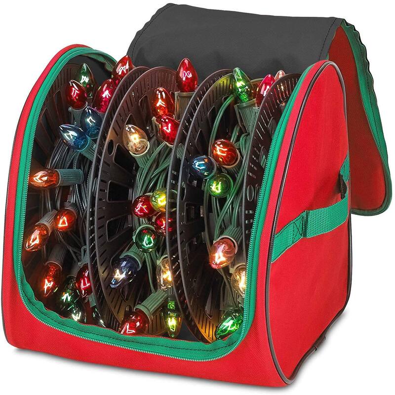 Premium Christmas Light Storage Bag – Heavy Duty Tear Proof 600D Material
