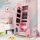 preview thumbnail 6 of 16, Costway Kids Vanity Set Princess Makeup Dressing Table & Chair Set - See Details