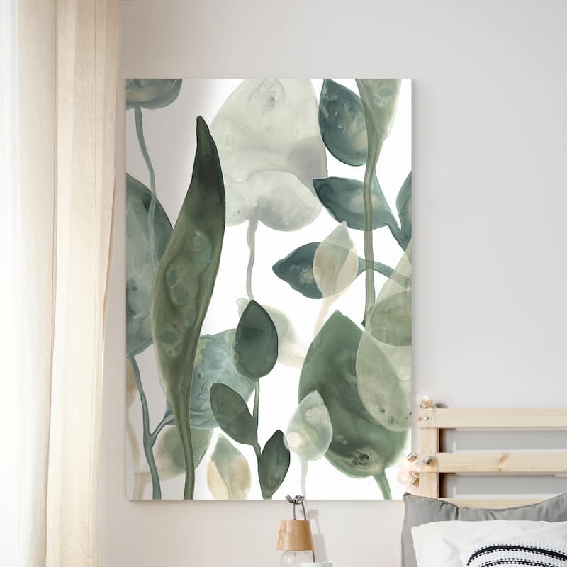 Water Leaves III -Premium Gallery Wrapped Canvas
