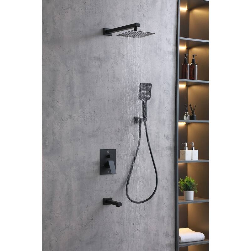 Indigo Home Complete Shower and Tub Faucet with Rough-in Valve