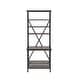 preview thumbnail 8 of 24, Rendrick Farmhouse Adjustable Shelves Bookcase by Furniture of America
