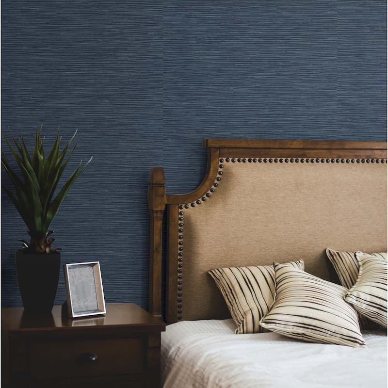 NextWall Cyrus Faux Grasscloth Peel and Stick Wallpaper