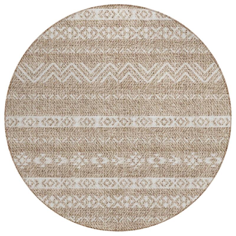 HomeRoots Southwestern Transitional Rectangle Outdoor Rug