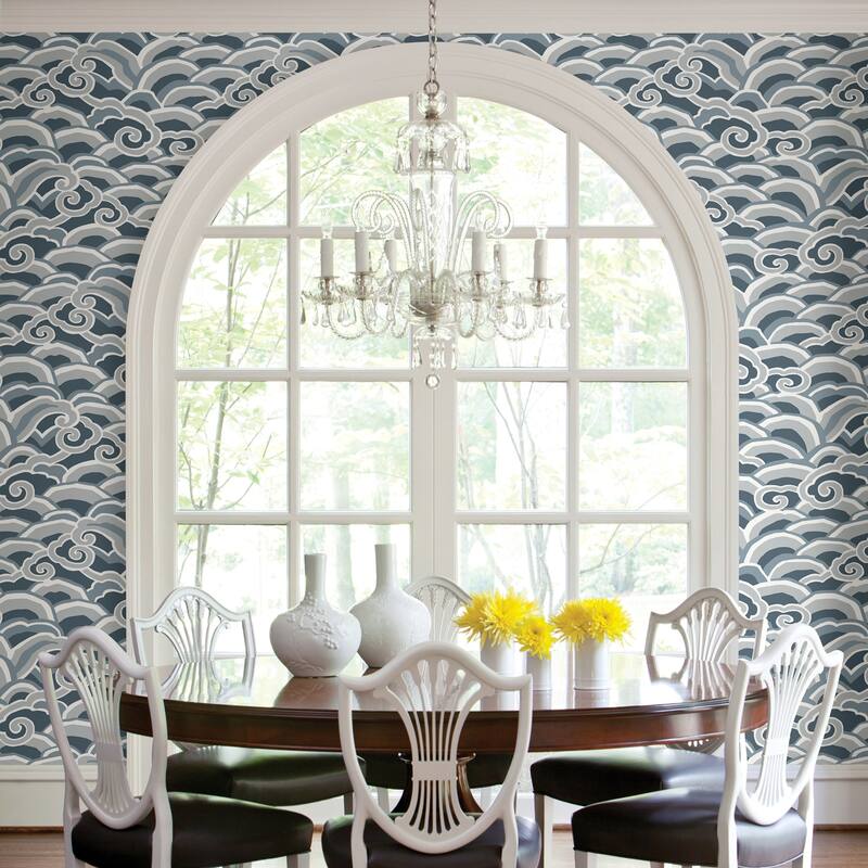 A-Street Prints Denim Denim Decowave Wallpaper