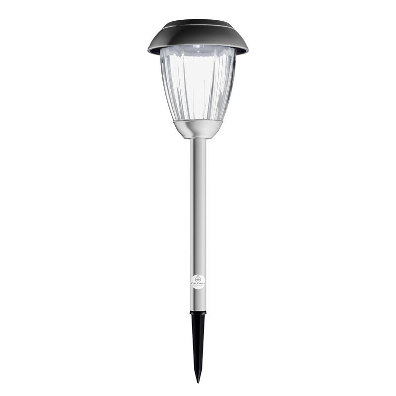 Pure Garden Solar Outdoor Path Lights - Set of 8 Rechargeable Lights - N/A