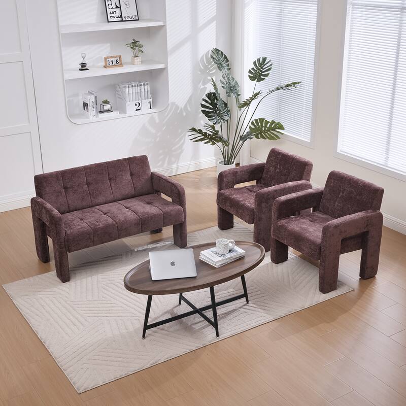 Nordic Modern Double Armchair