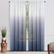 preview thumbnail 25 of 34, Chanasya Ombre Gradient Bedroom Semi-Sheer Window Curtain Panel Pair (Set of 2)