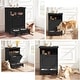 preview thumbnail 26 of 35, Roomfitters Dog Feeding Station with 2 Elevated Dog Bowls, Tilt Out Pet Feeding Cabinet Station