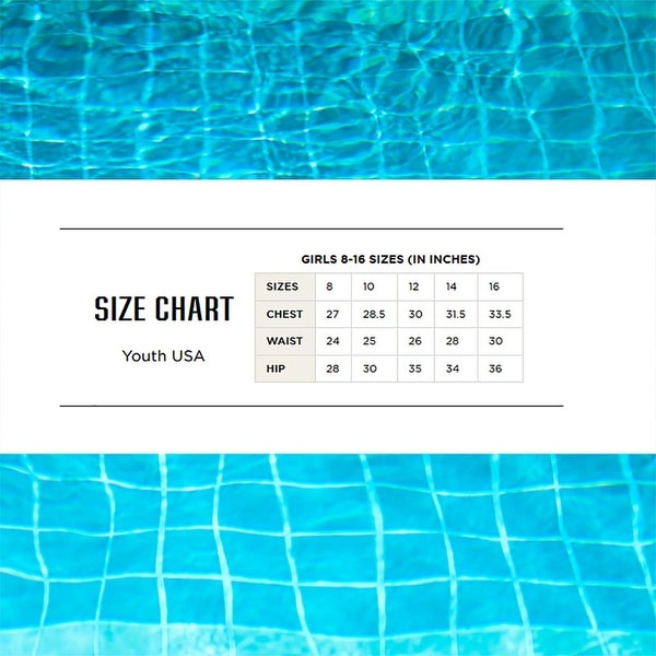 Dolfin Women S Swimsuit Size Chart