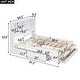 preview thumbnail 8 of 6, Queen Size Platform Bed with Storage Headboard & 8 Drawers - Gray.