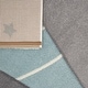 preview thumbnail 5 of 8, Kids Rug for Nursery Mountains Starry-Sky in Light Blue Cream Pastel