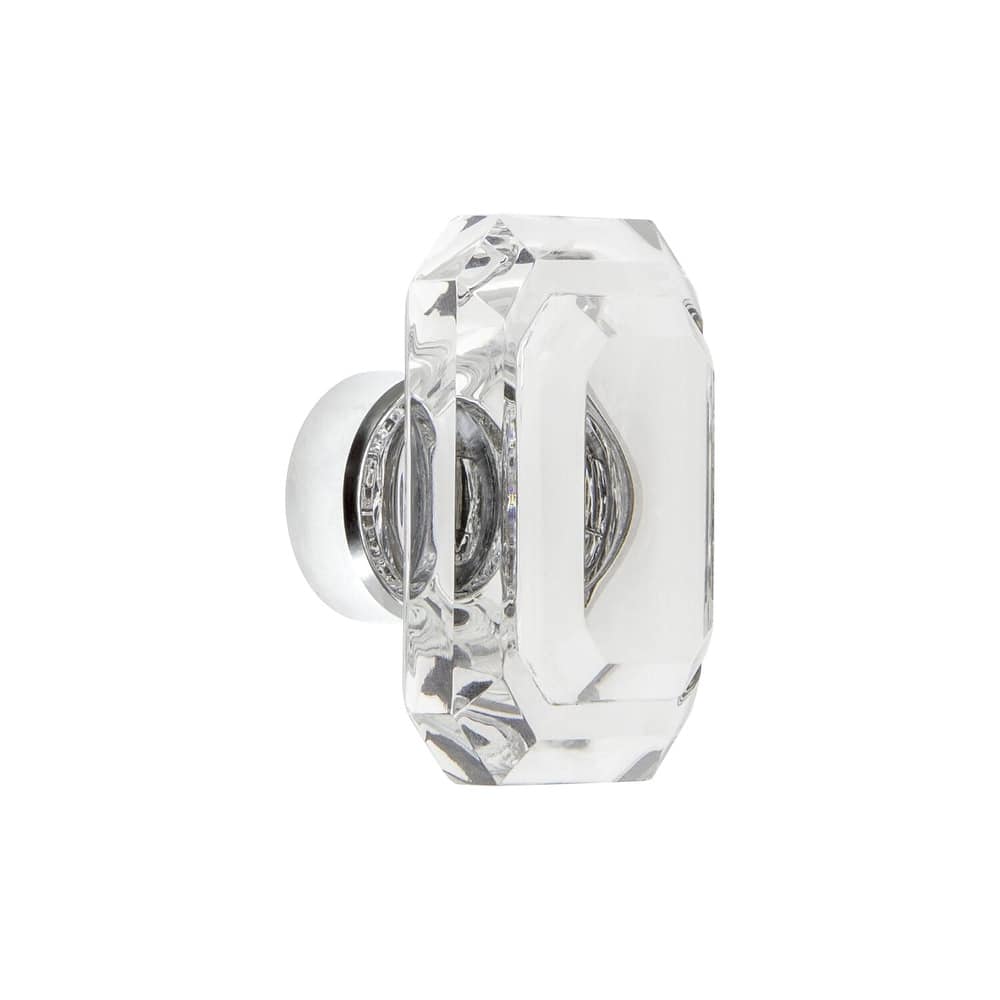 Grandeur BAGU-CRYS-KNOB-LG Baguette 1-3/4” Luxury Solid Crystal