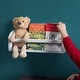 preview thumbnail 3 of 6, Wallniture Lissa Wood Bookshelf White Floating Shelves Toy Storage Kids Room Decor (Set of 2)