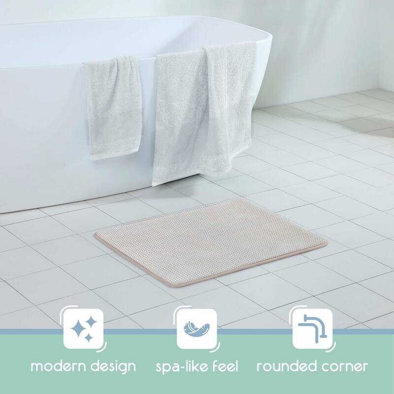 Vellux Bliss Memory Foam Bath Rug