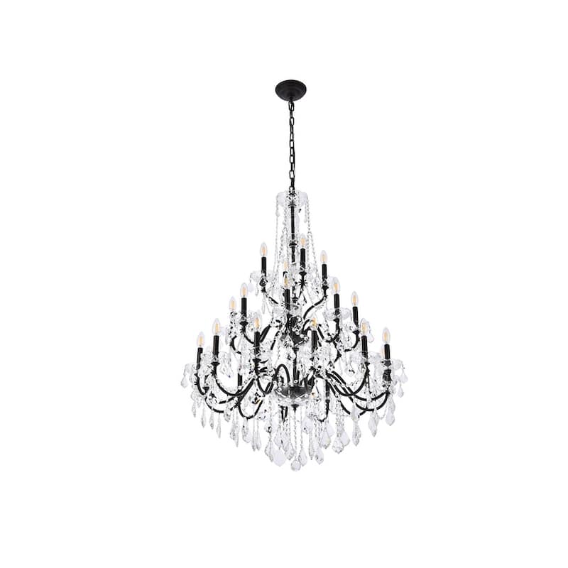 Fleur Illumination 24 light Dark Bronze Chandelier