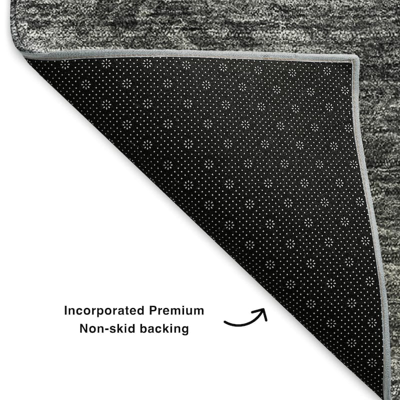 Premium Washable Super Soft Contemporary Abstract Mayfield Rug