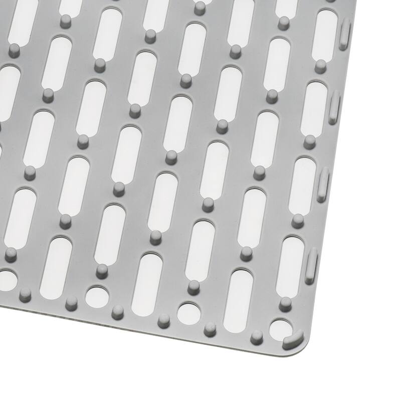 Ruvati Silicone Bottom Grid Sink Mat for RVG1033 and RVG2033 Sinks - Grey - RVA41033GR