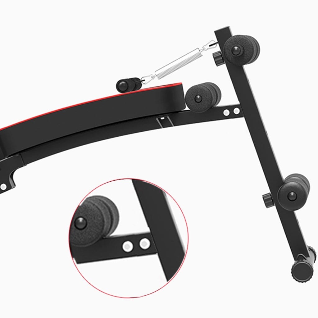 Foldable Decline Sit Up Bench Crunch Board Fitness Home Gym Exercise 33.85x20.47x21.65 inch