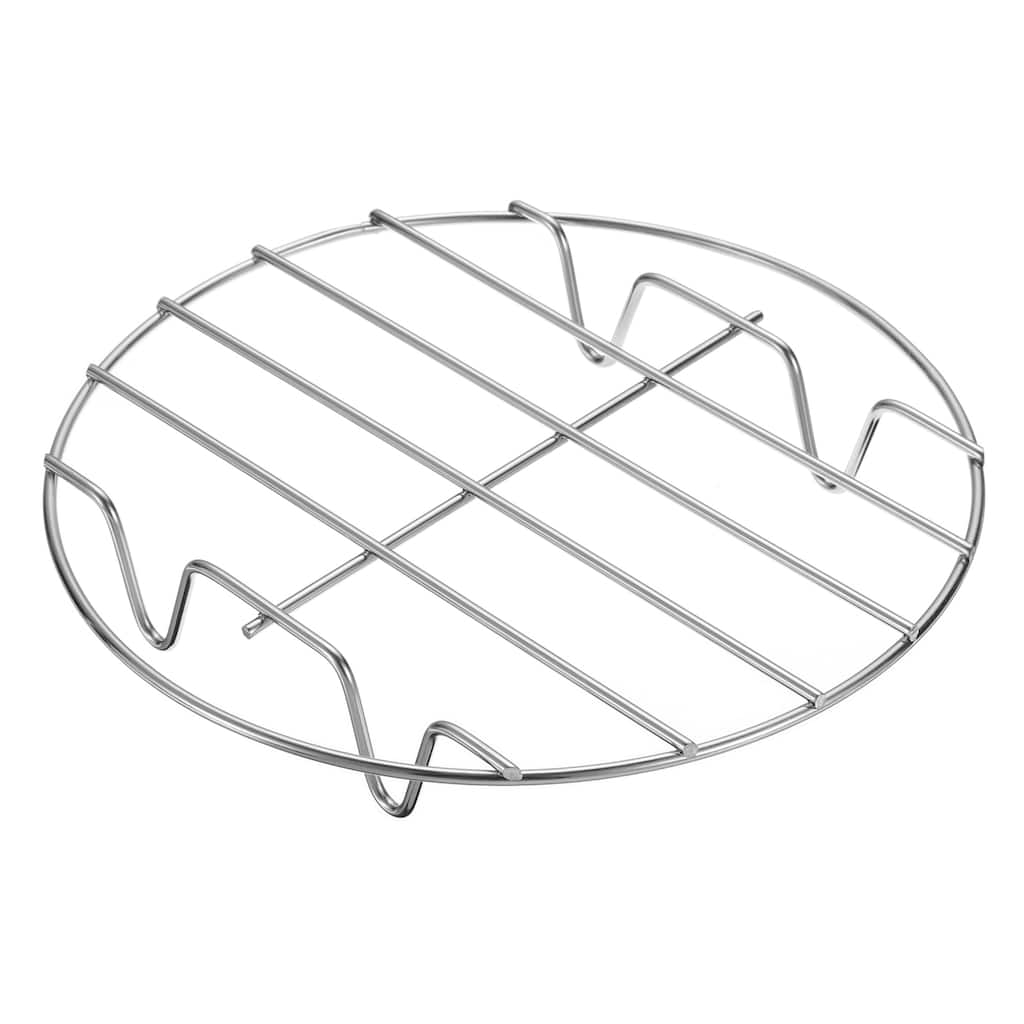 Round Cooking Rack Stainless Steel for Cooking - Silver
