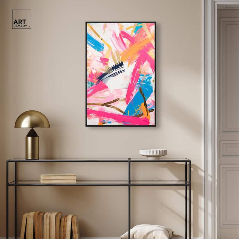 Exuberant Hues IV Canvas by Art Remedy