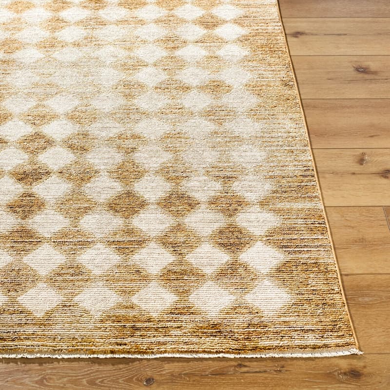 Galey Alix x Livabliss Myrtle Avenue V Vintage Checkerboard Area Rug