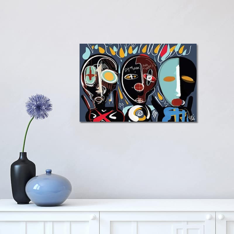 iCanvas "We Are A Family" by Emmanuel Signorino Canvas Print - 12x18x1.5